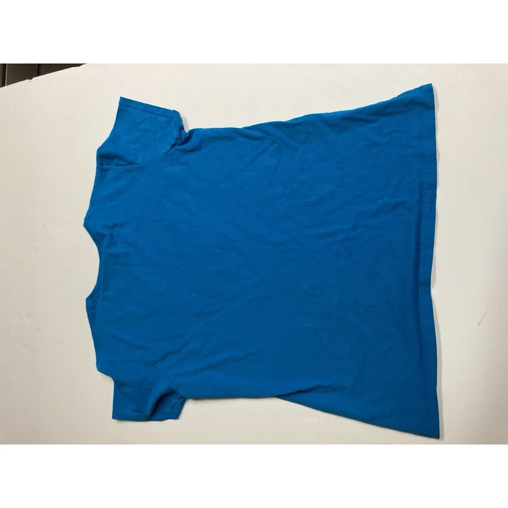 Carnival Celebration Key Grand Bahama Blue Palm Tree T-Shirt Size L Cotton